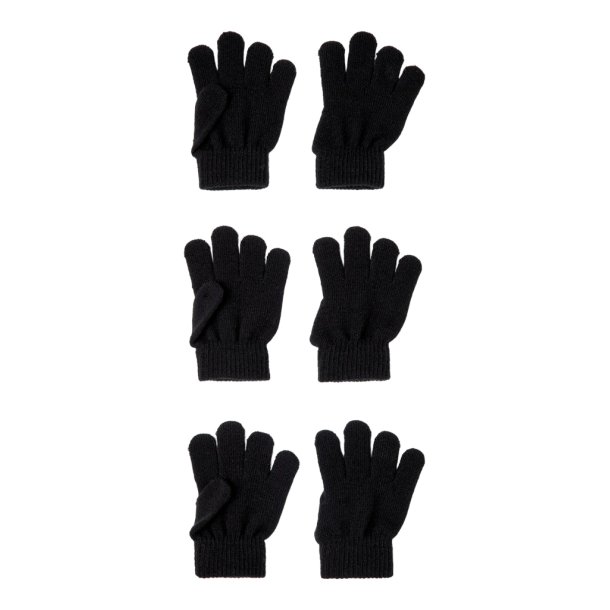 Name It Vanter Kids Magic Gloves 3-pak Black