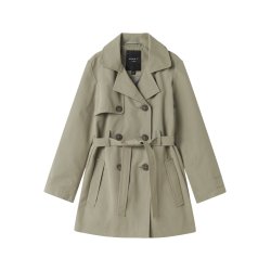 Name It Jakke Madelin Trench Coat Shadow