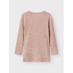 Name It Uld Bluse Mini LS Wax Rib Shadow Gray