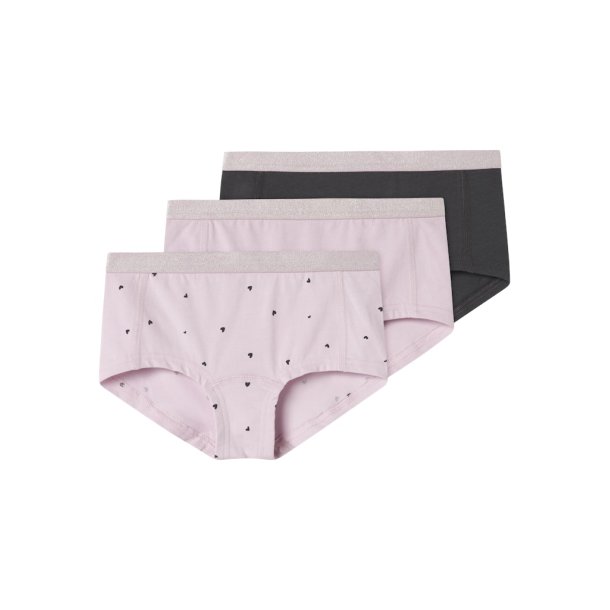 Name It Hipsters Kids 3-pak Hearts Winsome Orchid