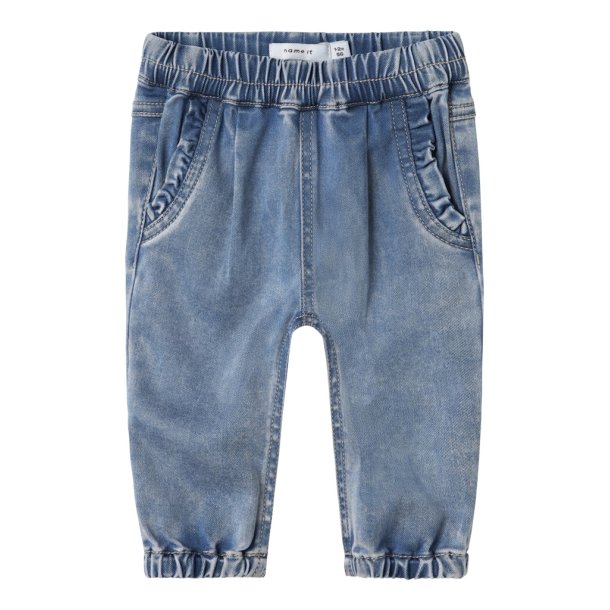 Name It Jeans Baby Rose Frill Medium Blue Denim