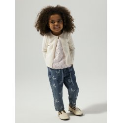 Name It Jeans Bella Mom Shaped Butterfly Medium Blue Denim