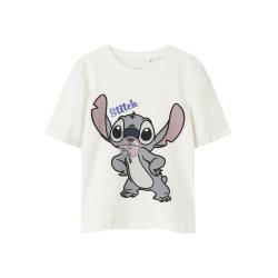 Name It T-shirt SS Kids Akun Stitch Cloud Dancer