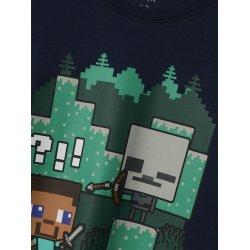 Name It T-shirt LS Kids Minecraft Navy Blazer