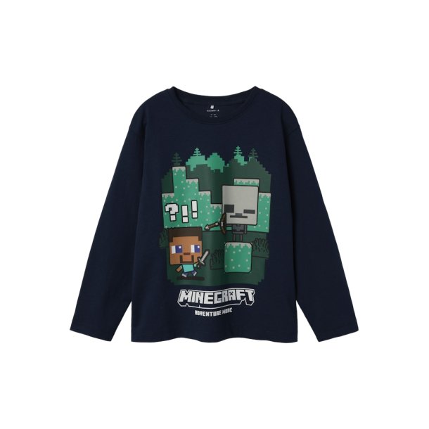 Name It T-shirt LS Kids Minecraft Navy Blazer