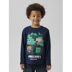 Name It T-shirt LS Kids Minecraft Navy Blazer
