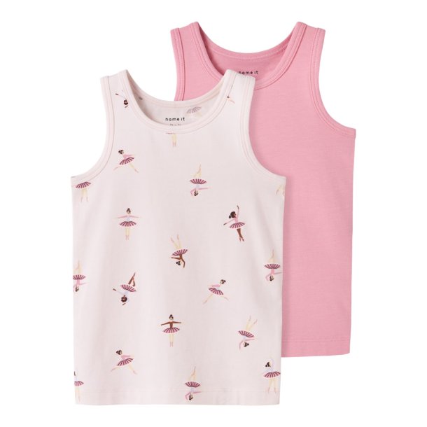 Name It Undertrjer Mini 2-pak Tank top Ballerina Pearl