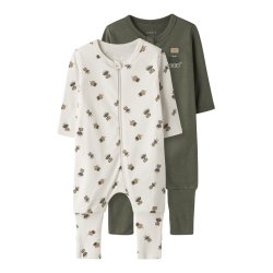 Name It Natdragt Baby 2-pak Zip Robot Jet Stream