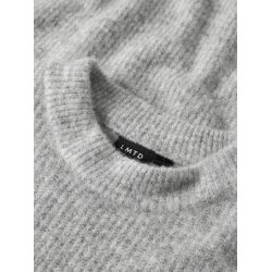 LMTD Sweatshirt Strik LS Leave Light Grey Melange