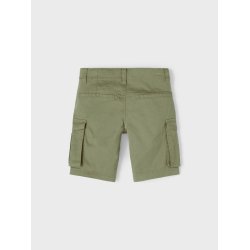 Name It Shorts Ryan Twill Deep Lichen Green