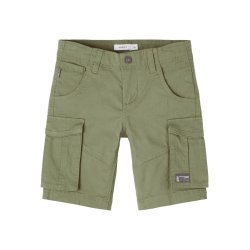 Name It Shorts Ryan Twill Deep Lichen Green