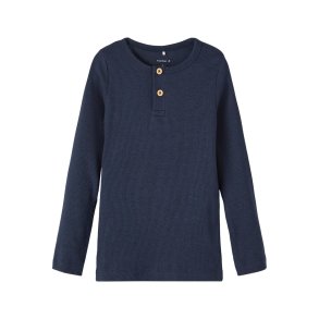Name It Bluse LS Kab Dark Sapphire