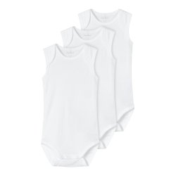 Name It Body 3-pak Tank Bright White