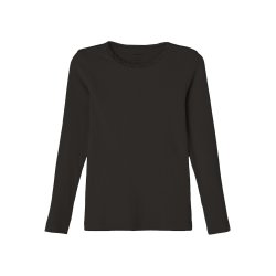 Name It Bluse LS Kab Slim Black