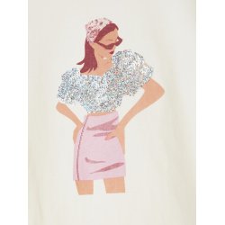 Name It Bluse T-shirt Hilouise White Alyssum