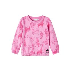 Name It Sweatshirt LS Jess Animalplanet Cyclamen
