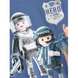 Name It Bluse T-shirt LS Dohn Playmobil Bijou Blue