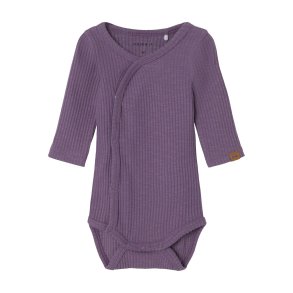 Name It Sl� om Body LS Allie Wrap Purple Sage