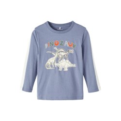 Name It Bluse T-shirt LS Rulle Wild Wind
