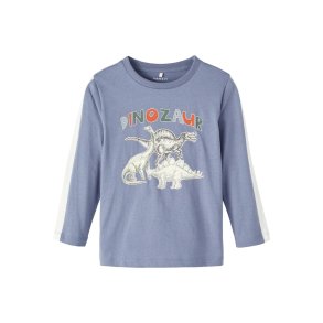 Name It Bluse T-shirt LS Rulle Wild Wind