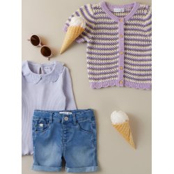Name It Bluse LS Dahlia Cosmic Sky