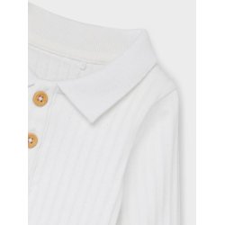 Name It Body LS Polo Falvan Bright White 