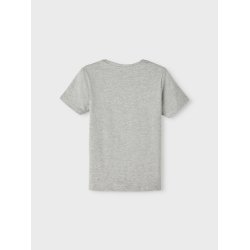 Name It Bluse T-shirt SS Fidas Back To The Future Grey Melange