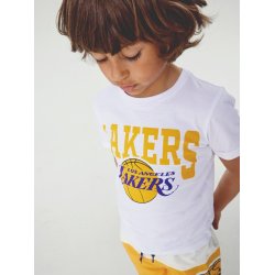 Name It Bluse T-shirt SS Mads NBA Lakers Bright White