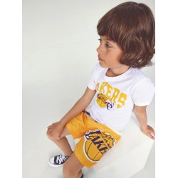 Name It Bluse T-shirt SS Mads NBA Lakers Bright White