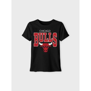 Name It Bluse T-shirt SS Mads NBA Chicago Bulls Black