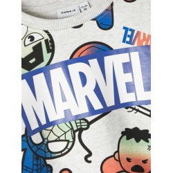 Name It Sweatshirt LS Filup Marvel Light Grey Melange