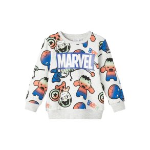 Name It Sweatshirt LS Filup Marvel Light Grey Melange