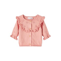 Name It Cardigan LS Strik Hella Rose Tan