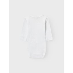 Name It Body LS 2-pak Needledrop Bright White