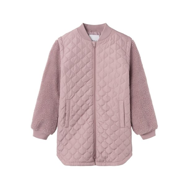 Name It Termojakke Member Long Quilt Deuaville Mauve