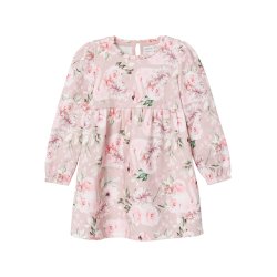 Name It Kjole LS Tonia Sweat Sepia Rose