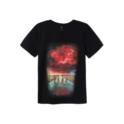 Name It T-shirt SS Stranger Things Black