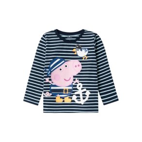 Name It Bluse LS Mister Gurli Gris Dark Sapphire