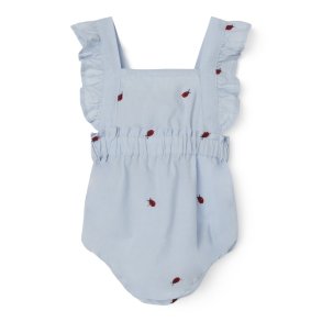 Name It Sommerdragt SL Ferilla Romper Chambray Blue