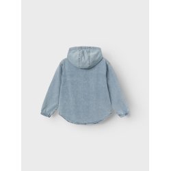 Name It Skjorte LS Denim Bo Hood Light Blue Denim
