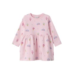 Name It Kjole LS Fransia Light Sweat Parfait Pink
