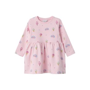 Name It Kjole LS Fransia Light Sweat Parfait Pink