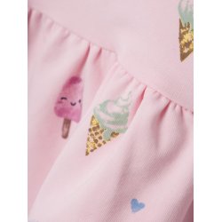 Name It Kjole LS Fransia Light Sweat Parfait Pink
