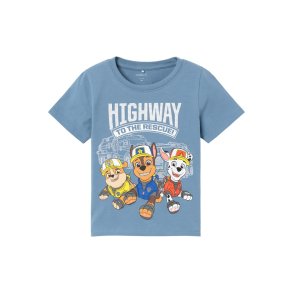 Name It Bluse T-shirt SS Mario Paw Patrol Provencial Blue