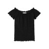 Name It Bluse SS Halisse Short Top Black