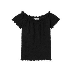 Name It Bluse SS Halisse Short Top Black