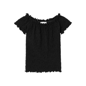 Name It Bluse SS Halisse Short Top Black