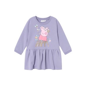 Name It Kjole LS Fydiri Gurli Gris Heirloom Lilac