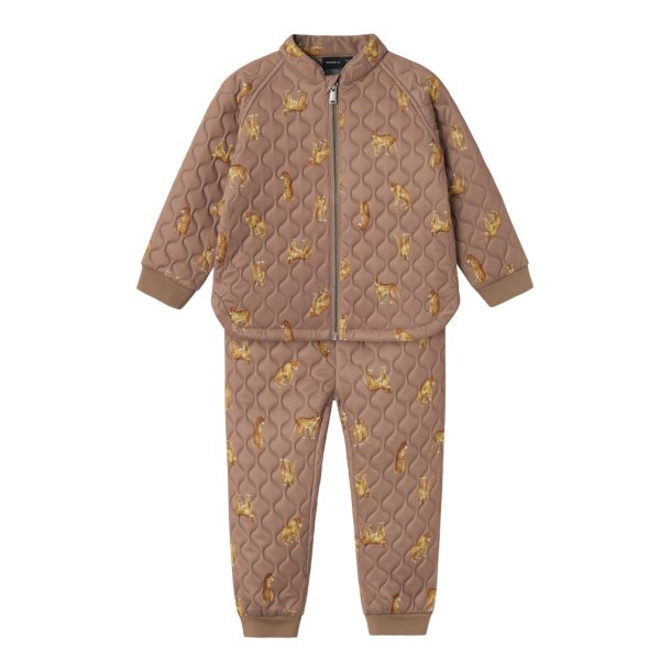 Name It Termost Moon Quilted set AOP Mountain Trail