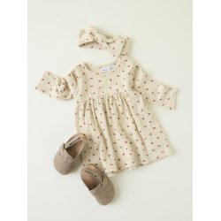 Name It Kjole Baby LS Bilia Summer Sand